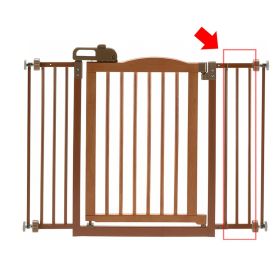 One Touch Gate II Extension in Brown