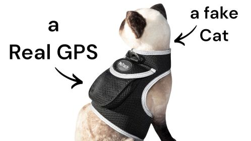 Realtime GPRS GPS Surveillance Mini Pet Tracking Device for Dog w/ App Size:XS