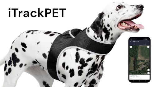 Enhanced Realtime Pet Tracking with Pet Tracker Pocket GSM GPS Dog Locator Size:M