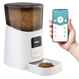 Automatic Pet Feeders with App. 6L Capacity Automatic Pet Food Dispenser with Programmable Timer