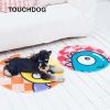 Touchdog Cartoon Sleepy Monster Rounded Mat