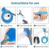 Portable Dog Shower Easy Install Pet Supplies Water Spray Bath Brush Use Plastic Family Pet Cleaning Grooming Accessories