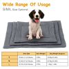 Dog Bed Mat Comfortable Fleece Pet Dog Crate Carpet Reversible Pad Joint Relief  S Size