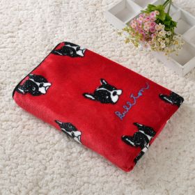 Dog Blanket Non-slip Seat Cushion (Option: Red Jarre Aero Bull-40x60cm)