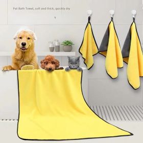 Quick-drying Pet Towels, Soft Fiber Dog Towels, Robe Super Absorbent (Option: 30x60CM)