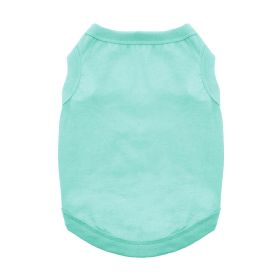 100% Cotton Dog Tanks (Color: Teal, size: X-Small)