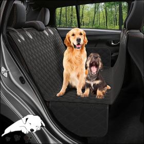 Water Resistant Pet Cargo Cover; Car Seat Cover Non-Slip (colour: black, size: 54 * 58 inches (137 * 147cm))