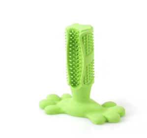 Silicone Pet Toothbrush Dog Tooth Stick Brush (Color: M, size: Special Green)