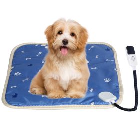 Pet Electric Heating Mat Waterproof Warming Blanket with 9 Heating Levels 4 Timer Setting (Type: 9 Heating Levels, size: S(45X45CM))