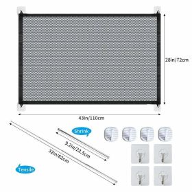 The Ingenious Mesh Magic Dog Gate (size: 70x110CM)