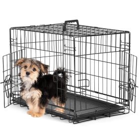 Wire Dog Cage With Two Doors (Option: 24double door)