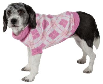 Argyle Style Ribbed Fashion Pet Sweater (XS-M) (size: small)