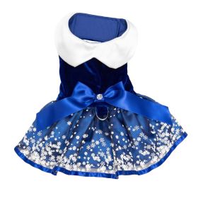 Holiday Dress (Color: Snowflakes, size: X-Small)