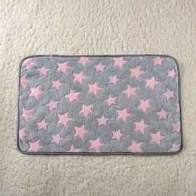 Dog Blanket Non-slip Seat Cushion (Option: Pink Stars-40x60cm)