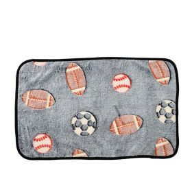 Dog Blanket Non-slip Seat Cushion (Option: Football-40x60cm)