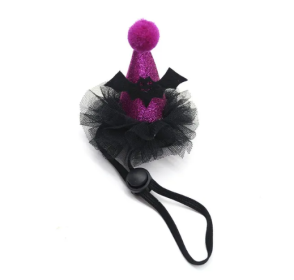 Cute Halloween Dog Hats (Color: Purple)